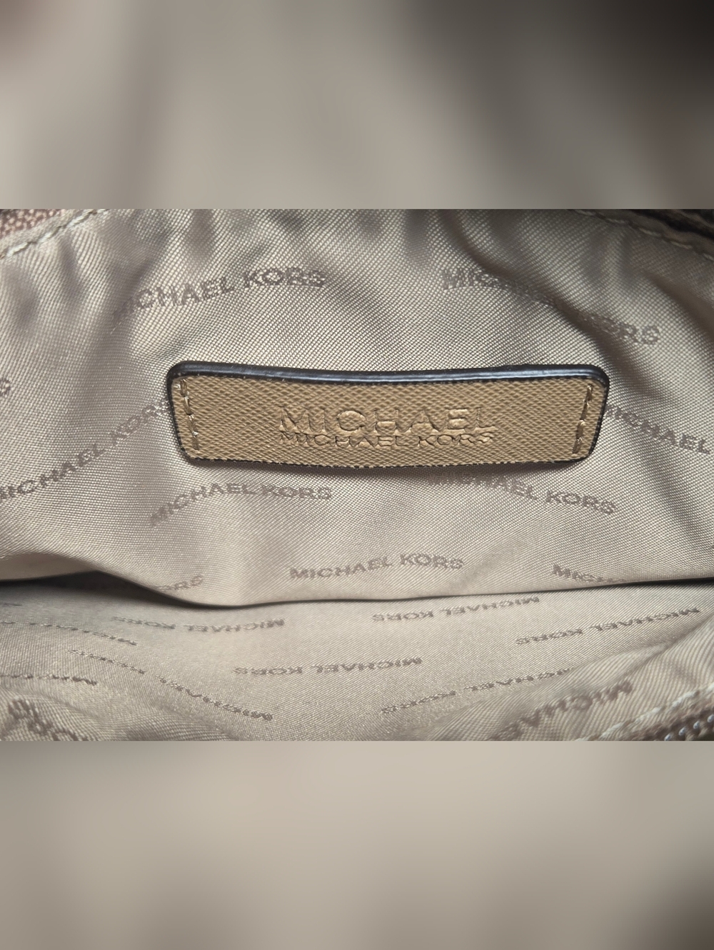 Michael Kors Convertable Satchel Caramel Brown Leather Quite Luxury - Picture 15 of 16